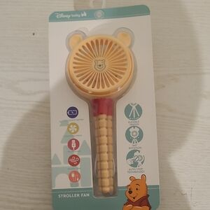 Disney Baby Winnie the Pooh Stroller Fan - Yellow and Red